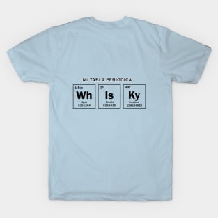 Tabla Periódica de Whisky (Espalda) T-Shirt